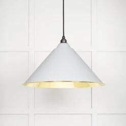 Hockley Ceiling Light In Flock