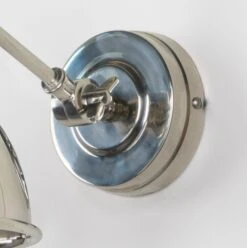 Brindley Wall Light In Nickel 9 Brindley Wall Light In Nickel -Doorway Designs Store 49715 5 L