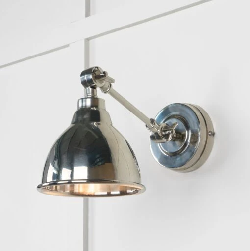 Brindley Wall Light In Nickel