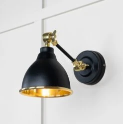 Brindley Wall Light In Elan Black