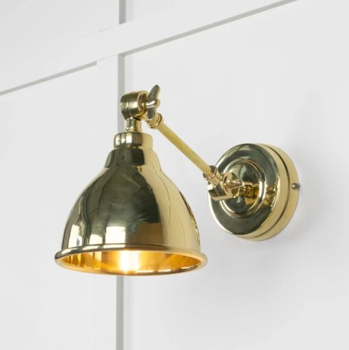 Brindley Wall Light In Brass