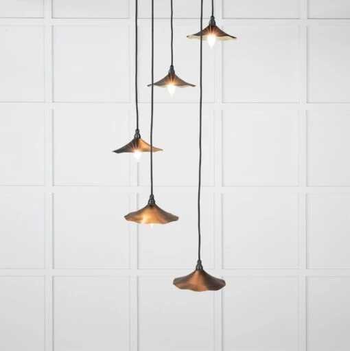 Flora Cluster Light In Elan Black