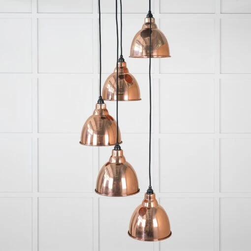 Brindley Cluster Light In Copper