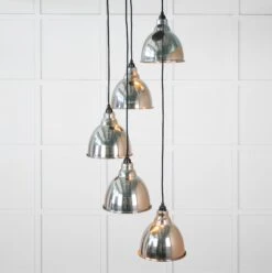 Brindley Cluster Light In Nickel