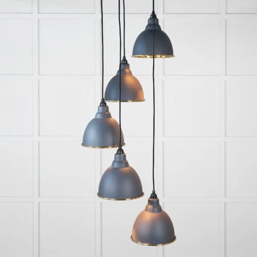 Brindley Cluster Light In Slate