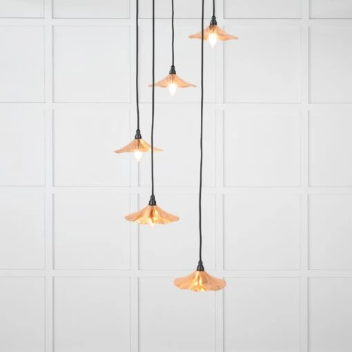 Flora Cluster Light In Copper
