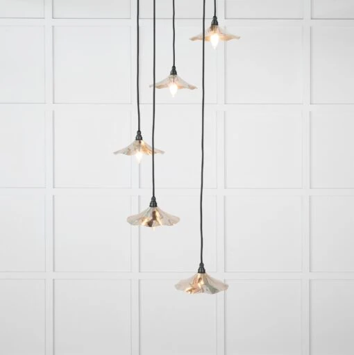 Flora Cluster Light In Nickel