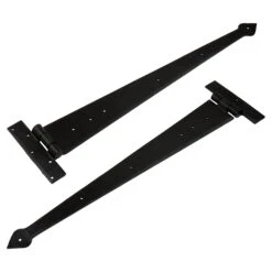 Arrow End T Hinges Black 13 Arrow End T Hinges Black -Doorway Designs Store ArrowTHinges Blk 24In
