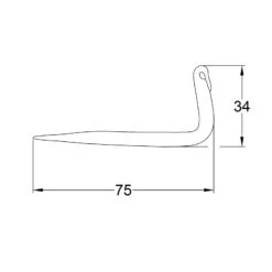 L Hooks 8 L Hooks -Doorway Designs Store BeamLHook