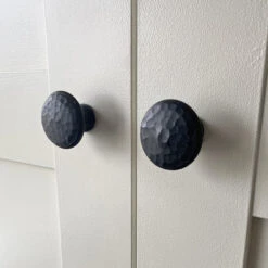Beaten Cabinet Knobs 13 Beaten Cabinet Knobs -Doorway Designs Store BeatenBlackCabinetKnobs
