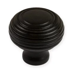 Wooden Beehive Cabinet Knobs 12 Wooden Beehive Cabinet Knobs -Doorway Designs Store Beehive 40mm Ebonized