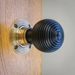 Beehive Door Knobs Rosewood & Ebonised 26 Beehive Door Knobs Rosewood & Ebonised -Doorway Designs Store Beehive Door Knobs Ebonised Antique