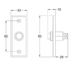 Door Bell Push -Doorway Designs Store BellPushUK V1180copy
