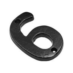 Black Door Numbers -Doorway Designs Store Black Door Number 6