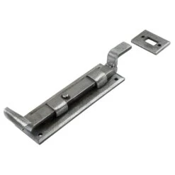 Fishtail Door Bolts Pewter 10 Fishtail Door Bolts Pewter -Doorway Designs Store Bolts FishTail Pew 6inCrkd