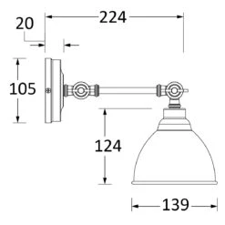 Brindley Wall Light In Soot -Doorway Designs Store Brindley Wall Thumbnail a3ee045b 2c47 45d0 a7ff adb12441fca8