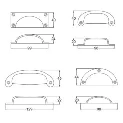 Oil Rubbed Bronze Cabinet Cup Pulls 14 Oil Rubbed Bronze Cabinet Cup Pulls -Doorway Designs Store BronzeCupPulls.2