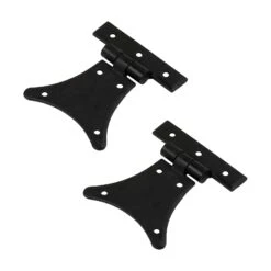 Butterfly Hinges Black -Doorway Designs Store ButterFlyHinges Blk Half