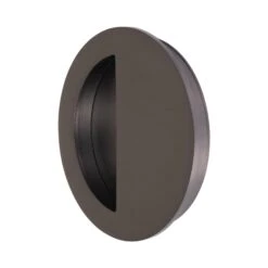 Round Half Moon Flush Pull 13 Round Half Moon Flush Pull -Doorway Designs Store C1845 MB