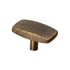 Rectangular Hammered Cabinet Knobs -Doorway Designs Store C338641 AT