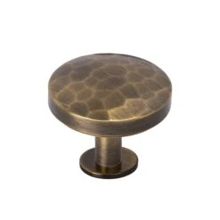 Round Hammered Cabinet Knobs On Rose 27 Round Hammered Cabinet Knobs On Rose -Doorway Designs Store C3876 38 AT