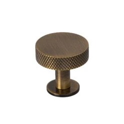Disc Knurled Cabinet Knobs On Rose 23 Disc Knurled Cabinet Knobs On Rose -Doorway Designs Store C388232 AT
