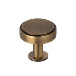 Stepped Disc Cabinet Knobs On Rose -Doorway Designs Store C3954 32 AT