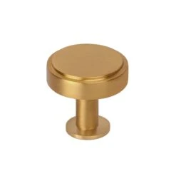 Stepped Disc Cabinet Knobs On Rose -Doorway Designs Store C3954 32 SB