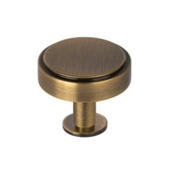 Stepped Disc Cabinet Knobs On Rose -Doorway Designs Store C3954 38 AT