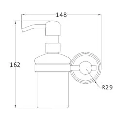 Cambridge Soap Dispenser 8 Cambridge Soap Dispenser -Doorway Designs Store CAM SOAP