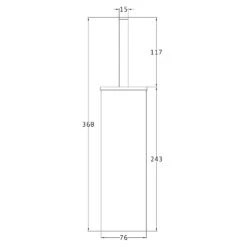 Toilet Brush And Holder -Doorway Designs Store CAM TOILET BRUSH