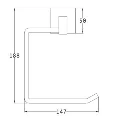 Chelsea Towel Ring -Doorway Designs Store CHE RING
