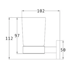 Chelsea Tumbler Holder 10 Chelsea Tumbler Holder -Doorway Designs Store CHE TUMBLER