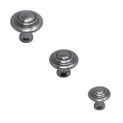 Cast Iron Ringed Cabinet Knobs