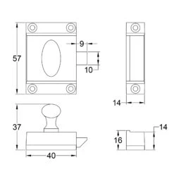 Cupboard Latches -Doorway Designs Store CabinetLatch