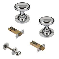 Oval Brass Door Knobs 38 Oval Brass Door Knobs -Doorway Designs Store ChromeBathroom3InchSet