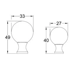 Cast Iron Ball Cabinet Knobs 10 Cast Iron Ball Cabinet Knobs -Doorway Designs Store CircleCabinetKnobs Layout1