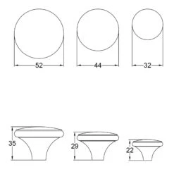 Cast Iron Button Cabinet Knobs 12 Cast Iron Button Cabinet Knobs -Doorway Designs Store CircleCabinetKnobs Layout1 dd41b07b d4cb 45ca 9970 c19a364cc0f8