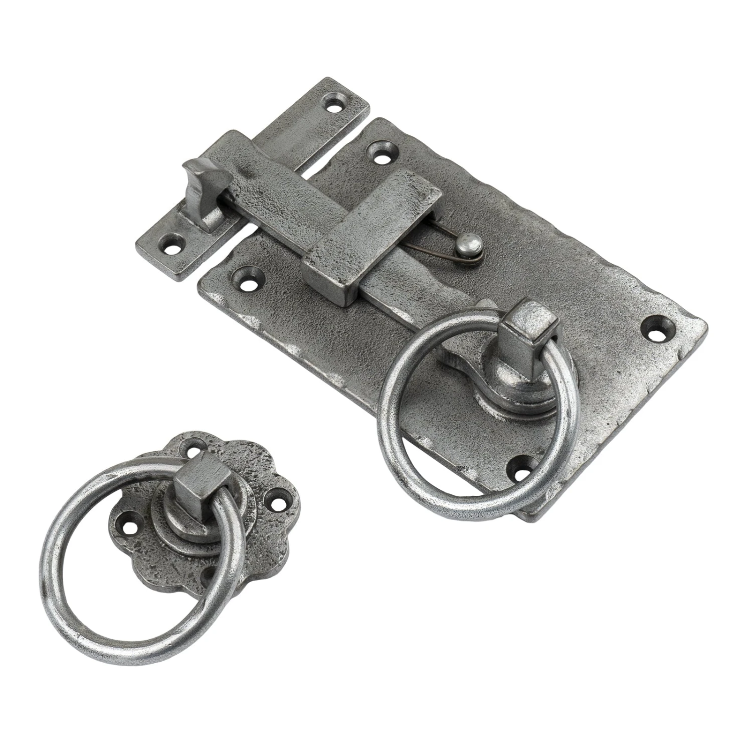 Cottage Latch Pewter 1 Cottage Latch Pewter