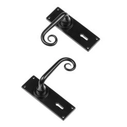 Lever Handles With Armor-Coat 23 Lever Handles With Armor-Coat -Doorway Designs Store Curl Lock BS Keyhole UK FB1072 3e6384aa 9b8a 4e90 a98f b0da445fa1f5