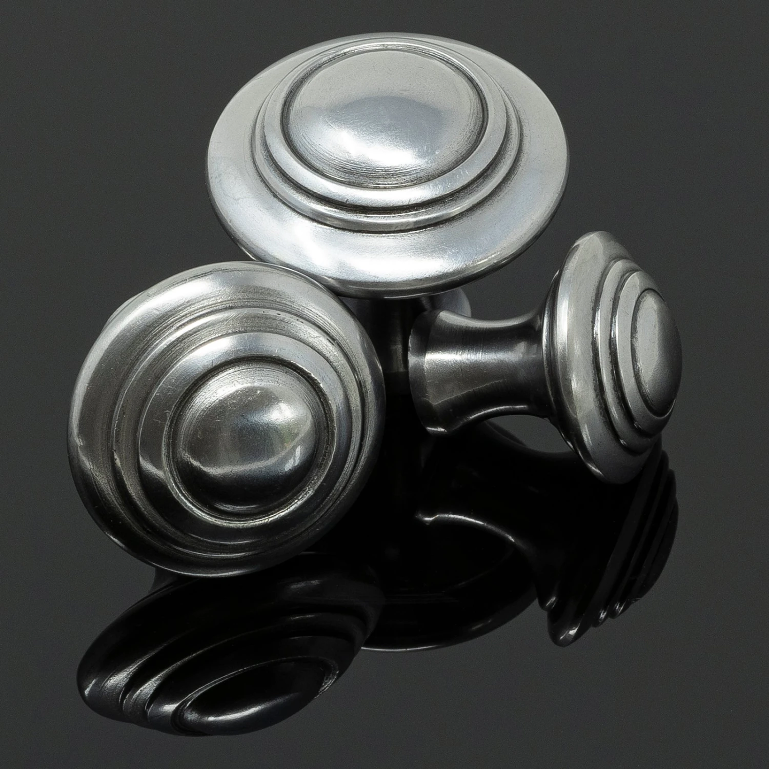 Cast Iron Ringed Cabinet Knobs 2 Cast Iron Ringed Cabinet Knobs - Image 2