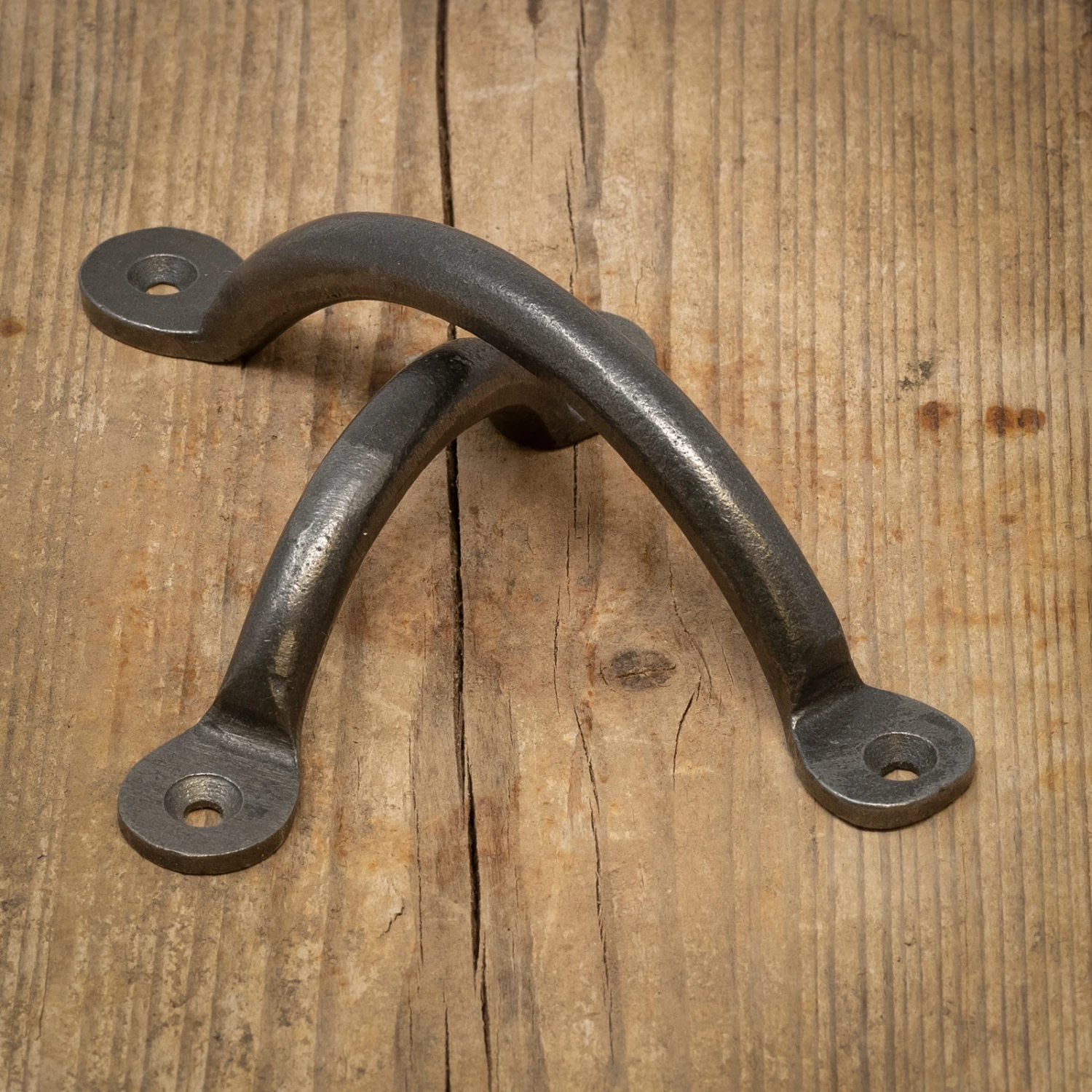 Cast Iron Bow Handles 2 Cast Iron Bow Handles - Image 2