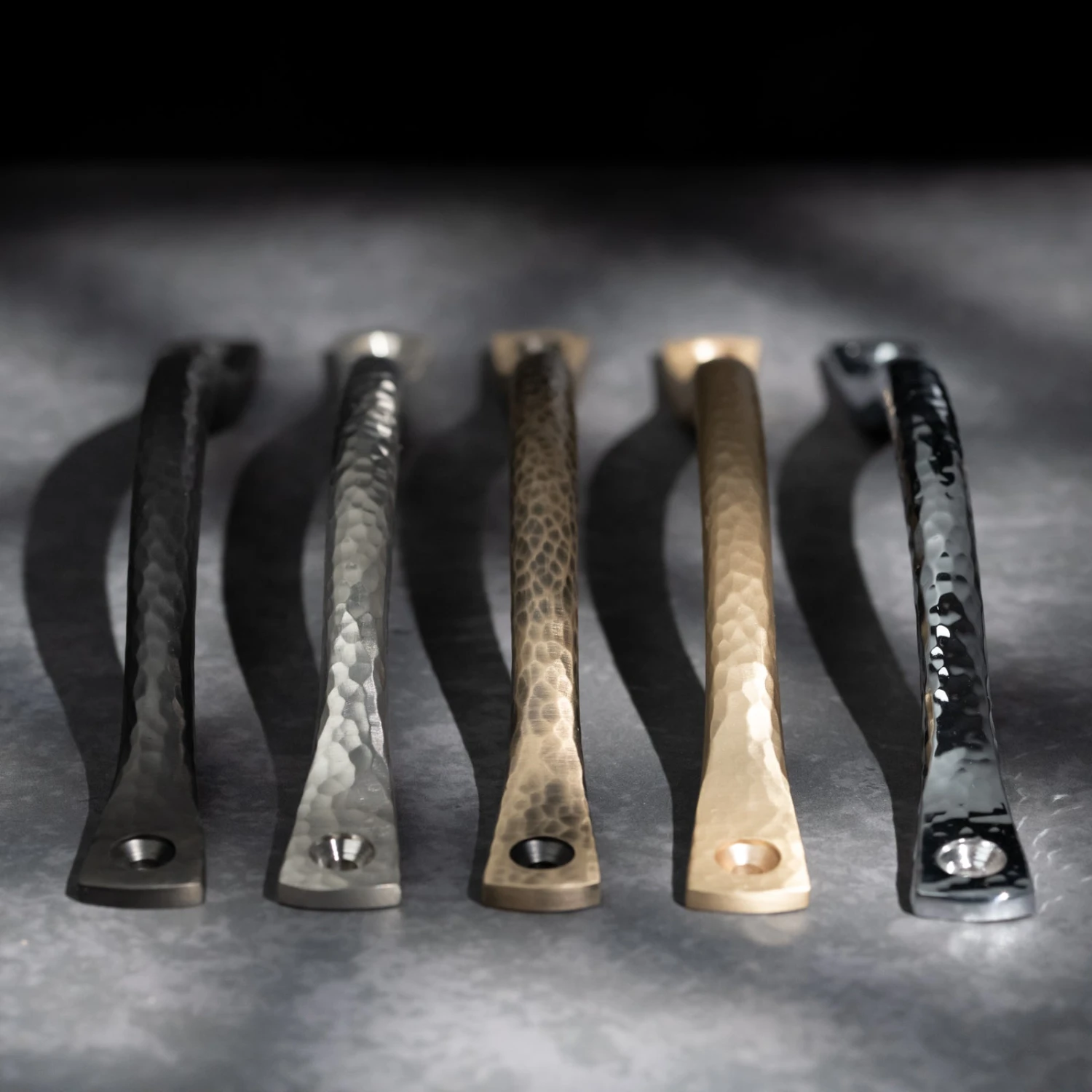 Hammered Slim Bow Handle 2 Hammered Slim Bow Handle - Image 2