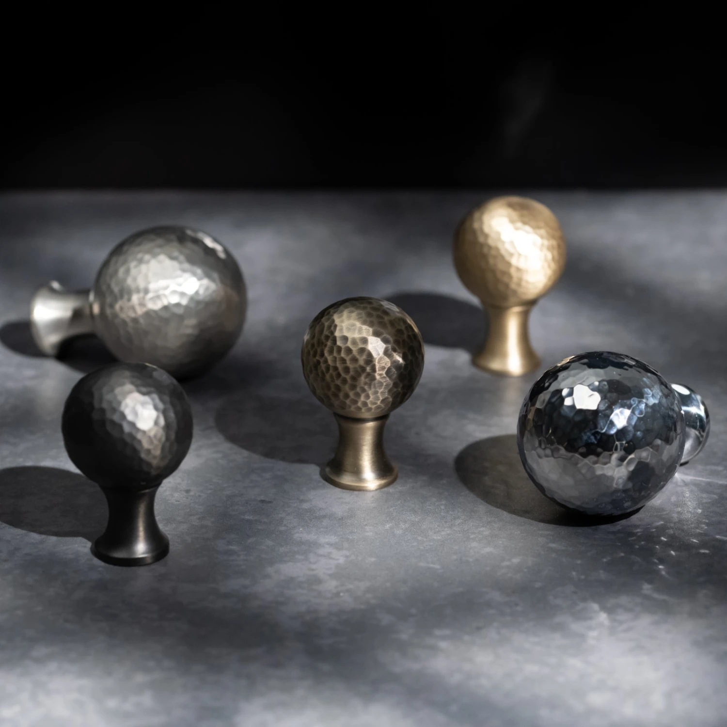 Hammered Ball Cabinet Knobs 2 Hammered Ball Cabinet Knobs - Image 2