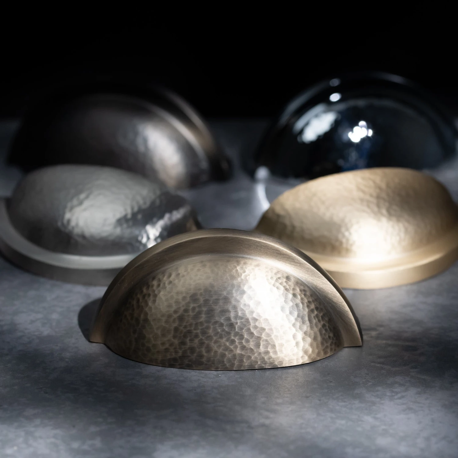 Hammered Half Moon Cup Handle 2 Hammered Half Moon Cup Handle - Image 2