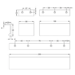 Round Lip Cabinet Edge Pulls 22 Round Lip Cabinet Edge Pulls -Doorway Designs Store EPR50 100 200