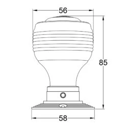 Georgian Door Knobs Rosewood & Ebonised 23 Georgian Door Knobs Rosewood & Ebonised -Doorway Designs Store Georgian