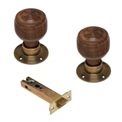 Georgian Door Knobs Rosewood & Ebonised 33 Georgian Door Knobs Rosewood & Ebonised -Doorway Designs Store GeorgianRosewoodAntique4inchLatchSet