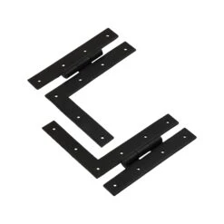 HL Hinges Black -Doorway Designs Store HL Hinges Blk 7in