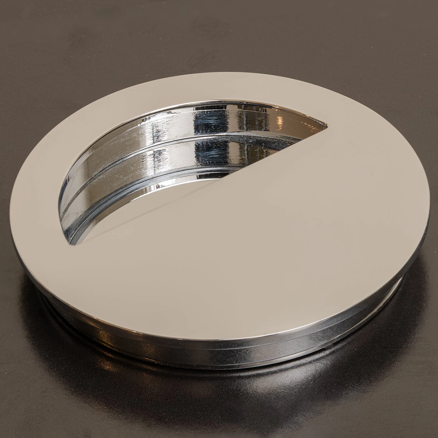 Round Half Moon Flush Pull 2 Round Half Moon Flush Pull - Image 2